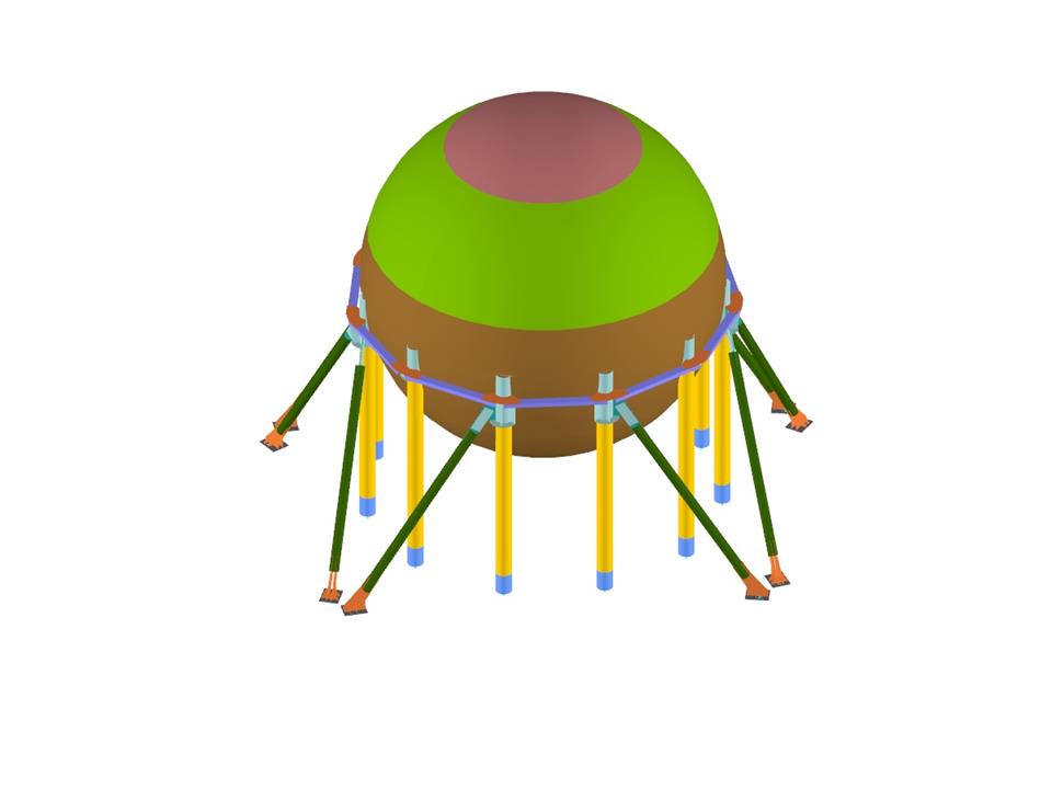 Butadiene Ball Tank in Wanzenau, France